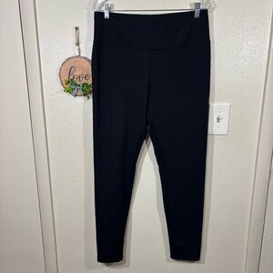 International Concepts Black High-Waisted Leggings Size L